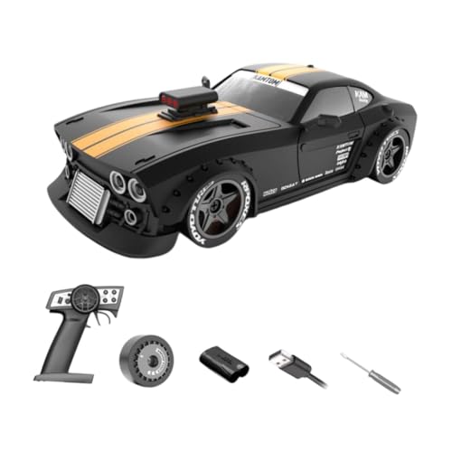 kowaku RC Cars RC Modellauto Modellauto Modellfahrzeug Rennen Sportspielzeug für Alter 6 7 8+, Schwarz von kowaku