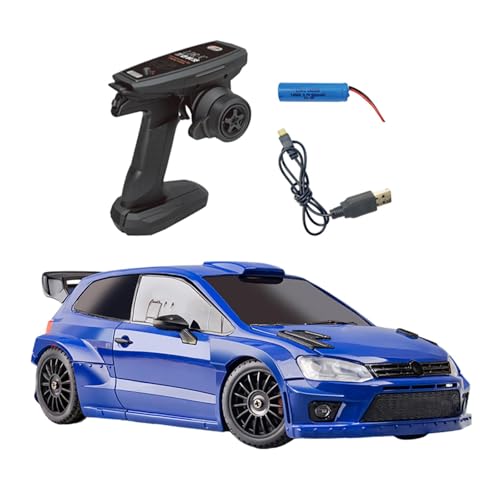 kowaku RC Drifting Modellauto Sport Rennauto Ferngesteuertes Auto im Maßstab 1:28 Fahrzeugmodell für Erwachsene Kinder Feiertagsfeste Geschenk, Blau von kowaku