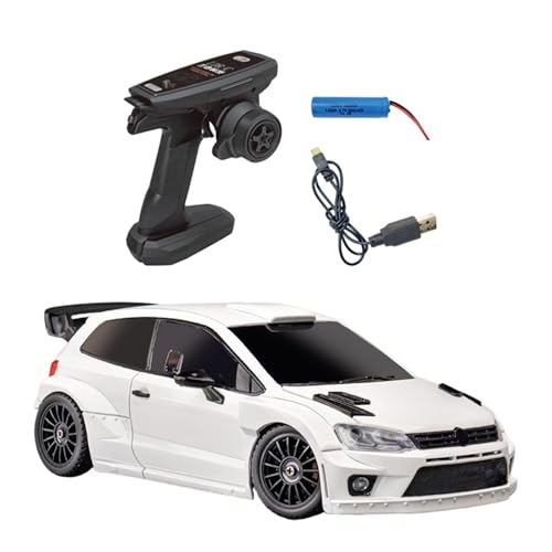 kowaku RC Drifting Modellauto Sport Rennauto Ferngesteuertes Auto im Maßstab 1:28 Fahrzeugmodell für Erwachsene Kinder Feiertagsfeste Geschenk, Weiß von kowaku