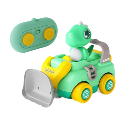 kowaku RC Engineering Autospielzeug Dinosaurier RC Autospielzeug Tragbare simulierte RC Cartoon Autos Fernbedienung Autospielzeug für Kinder, Dinosaurier-Bulldozer von kowaku