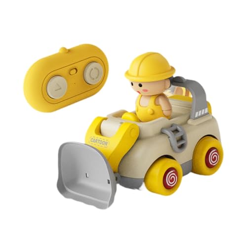 kowaku RC Engineering Autospielzeug Dinosaurier RC Autospielzeug Tragbare simulierte RC Cartoon Autos Fernbedienung Autospielzeug für Kinder, Puppen-Bulldozer von kowaku