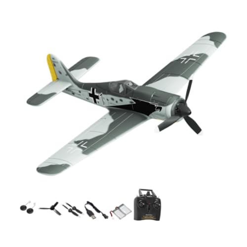 kowaku RC Fighter Spielzeugset Schaumstoff RC Flugzeug Spielzeug Hobby Funkgesteuerter für Outdoor Geburtstagsgeschenk Erwachsene Kinder Jungen von kowaku