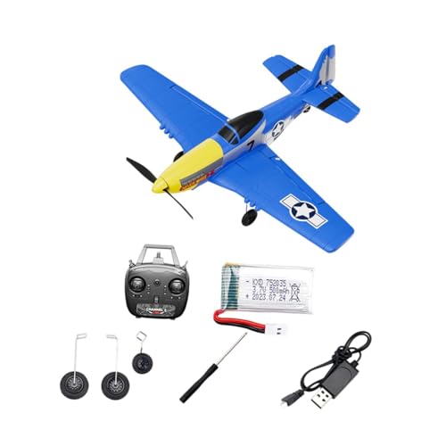 kowaku RC-Flugzeug, 4-Kanal-Fernbedienungsjäger, robuster Simulationsschaum, RC-Flugzeug, RC-Flugzeug für Erwachsene, Kinder, Jungen, Anfänger, Geschenk von kowaku