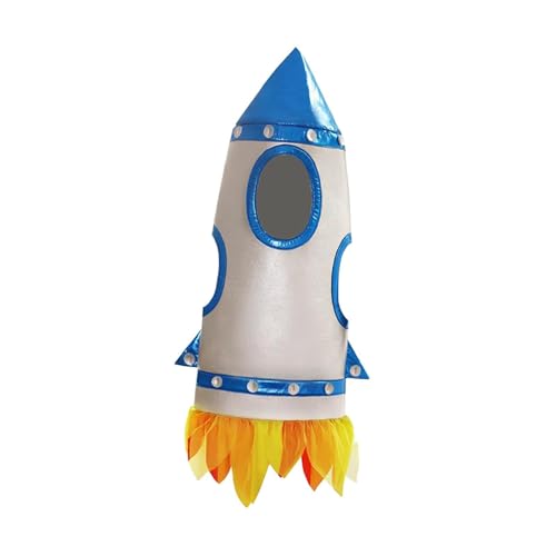 kowaku Raketenschiff-Kostüm für Kinder, Halloween-Kostüm für Festival, Halloween, Karneval, XL von kowaku