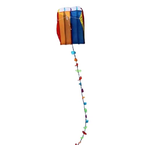 kowaku Regenbogen Parafoil Kite Outdoor -Spielzeug leicht zu Fliege wasserfestes Sport Kite Fliegerspielzeug für Garten Kinder über 7 Jahre alt von kowaku