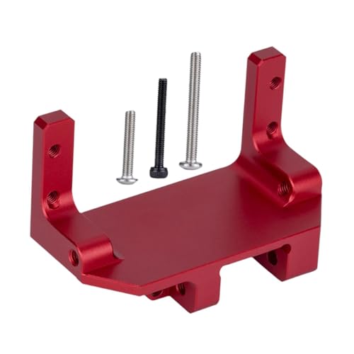 kowaku SCX10 III Servo-Halter für 1:10 RC, AR45P Portalachse mit 4-Link Aufhängung, Rot von kowaku