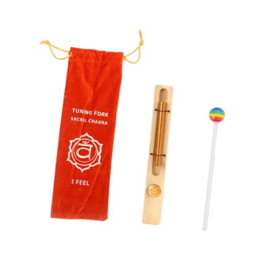 kowaku Solo-Glockenspiel, Einzelton-Glockenspiel, Windspiel, Glocke, Meditationsspiel für Kinder, Lehrer , Orange von kowaku