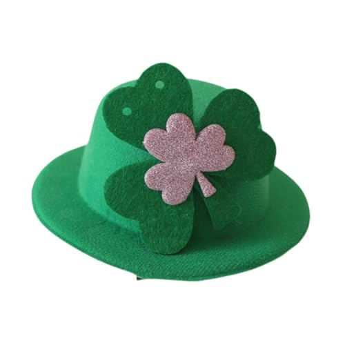 kowaku St. Patrick's Day Hut Decor einzigartiger Kostümhut für Party -Kostüme Urlaub, Grün Rosa von kowaku