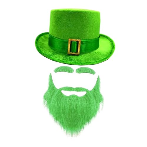 kowaku St. Patrick's Day Hut Einzigartiger Kostümhut für Partygeschenke Karneval, GrÜn von kowaku