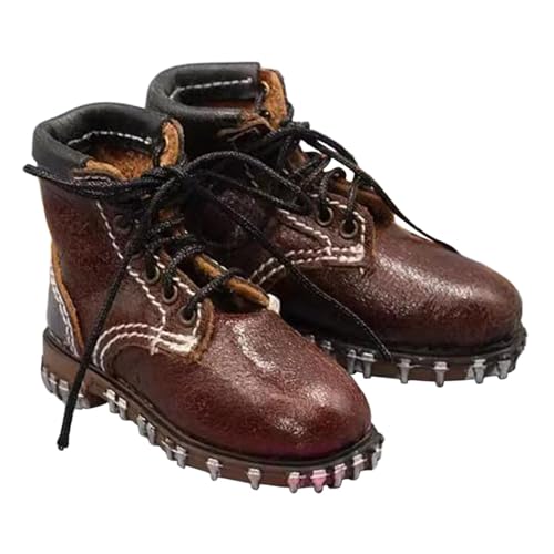 kowaku Stiefel für Figuren im Maßstab 1/6, Stiefeletten, modische Stiefel, Miniatur-Schuhe, männliches Ankleideaccessoire für 12-Zoll-Puppenmodelle und von kowaku