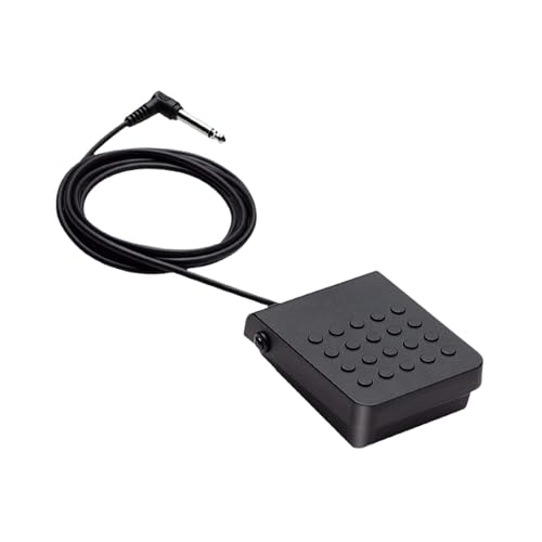 kowaku Sustain-Pedal, Keyboard-Pedal, stabil, Zubehör für Musikinstrumente, rutschfestes kompaktes Fußpedal, 6.5-mm-buchse von kowaku