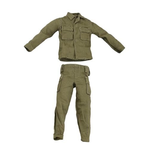 kowaku Trainingsuniformjacke im Maßstab 1:12, Hose, modische, lässige Figurenkleidung, Actionfiguren-Kleidung für 6-Zoll-Puppenfiguren von kowaku