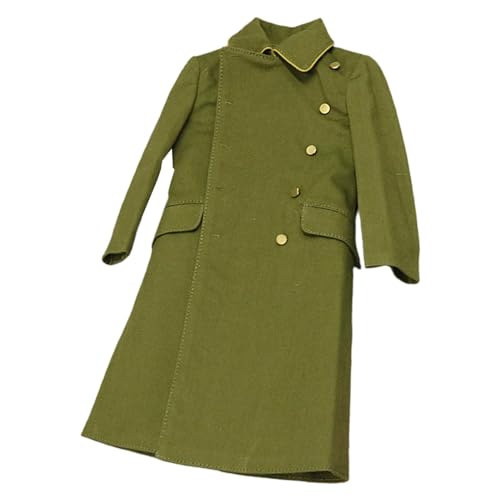 kowaku Trenchcoat mit im Maßstab 1:6, Windjacke für Actionfiguren, Mode, Kostüm-Outfit für 12-Zoll-männliche Figuren, Zubehör von kowaku