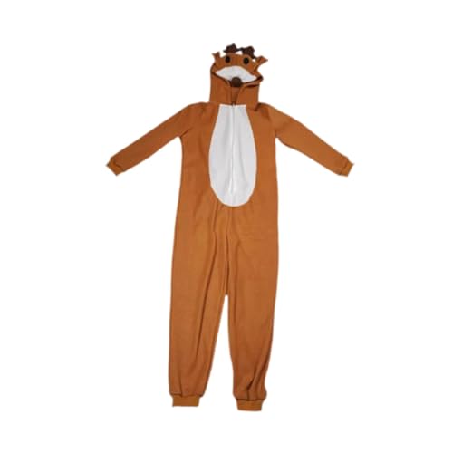 kowaku Weihnachts-Hirsch-Kostüm, weicher Party-Overall für Halloween-Festivals, Partygeschenke, XL von kowaku