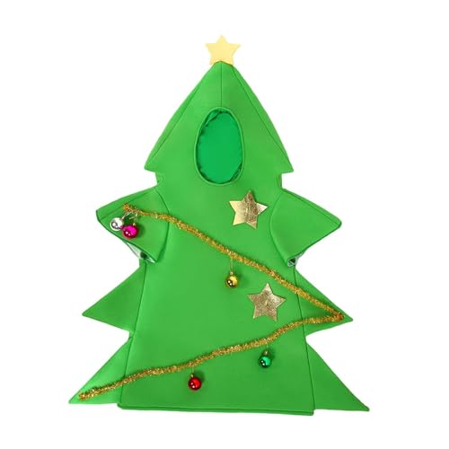 kowaku Weihnachtsbaum-Kostüm für Kinder, Jungen und Mädchen, verkleiden Sich für die Weihnachtsparty, L to XL von kowaku