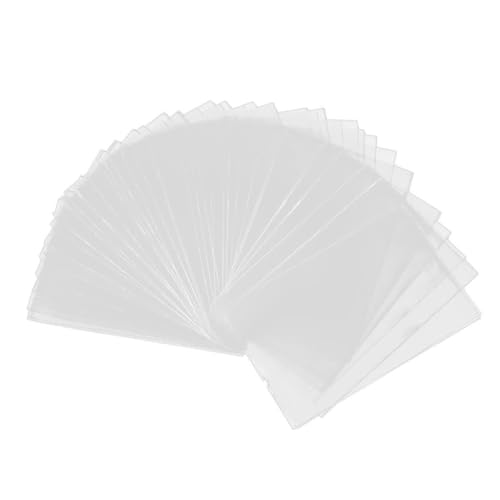 kwoifioy 100 Pcs Kartenhülsen PVC Kartenhülsen Baseballkartenhülse Trading Card Sleeve Wasserdicht von kwoifioy