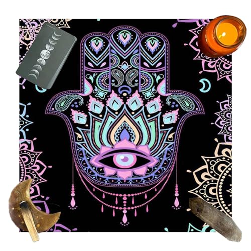 kwoifioy Eye of God Tarot Tischdecke Waschbar Und Verschleißfest Praktische Tarot Tischdecke Tischdecke Für Esszimmer Küche Auge von kwoifioy