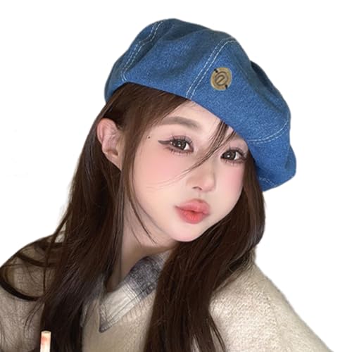 kwoifioy Trendy Star Berets Unisex Kopfbedeckung Zubehör Für Damen Herren Cabbie Hat Für Halloween Cosplay Party Outfit von kwoifioy