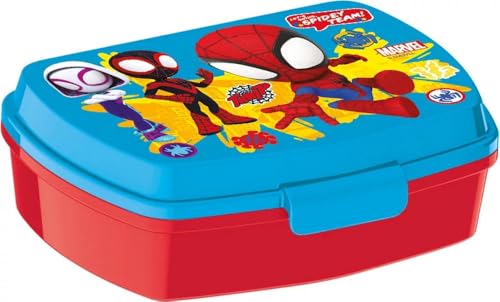 lau-fashion Spiderman Stor Brotdose Brotbüchse Sandwich Lunch Box Spidey Schule Kinder 16x12cm von lau-fashion