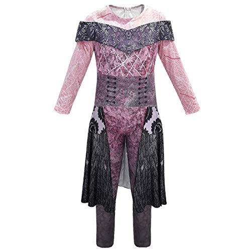 laughZuaia Kinder Audrey Kostüm Mädchen Fancy Dress Up Jumpsuit Halloween Cosplay Kostüm für Erwachsene （120, Audrey） von laughZuaia