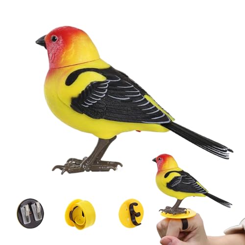 laxreheye Electronic Bird Toy, Realistischer Robotervogel mit Musik, Elektrisches Schreibtisch Haustier Für Alle laxreheye Electronic Bird Toy, Realistischer Robotervogel mit Musik, Elektrisches Schreibtisch Haustier Für Alle von laxreheye