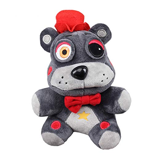 Fünf Nächte bei Freddys Plüsch Spielzeug Grau Freddy Bär Plüschtier FNAF Kuscheltier Kinder Geschenk 18cm von lefeng