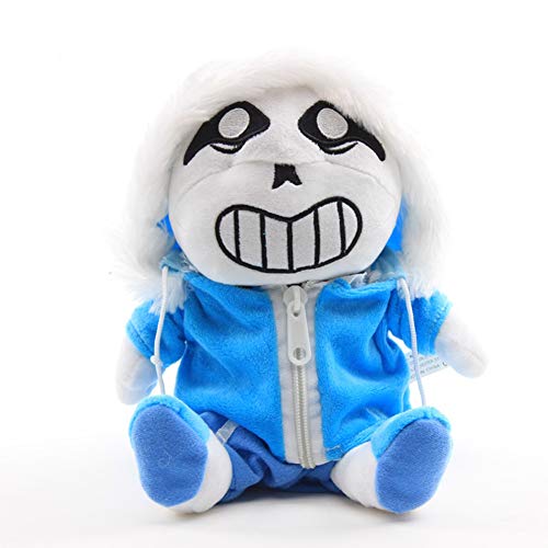 Undertale Plüschtier Blau Sans Plüsch Stofftier Puppe Kuscheltier Kinder Spielzeug Geschenk 30cm von lefeng