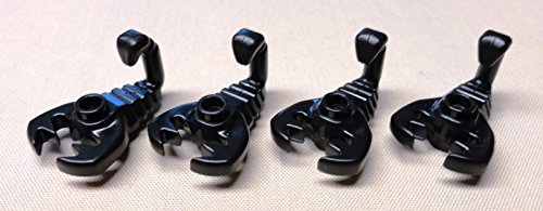 LEGO Black Scorpion Minifig Animal x4 Loose von LEGO