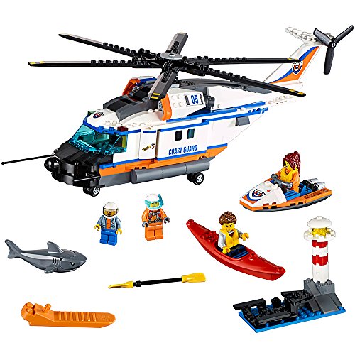 LEGO City Coast Guard Heavy-Duty Rescue Helicopter 60166 Building Kit (415 Piece) von lego