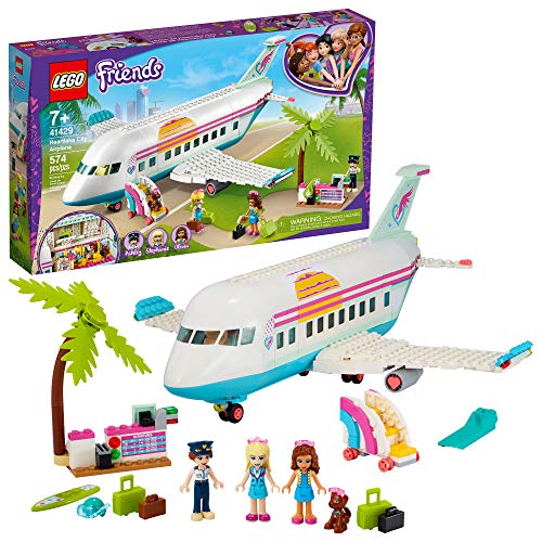 LEGO Friends Heartlake City Airplane 41429, Includes Friends Stephanie and Olivia, and Lots of Fun Airplane Accessories to Spark Fun and Creative Playtimes, New 2020 (574 Pieces) von lego