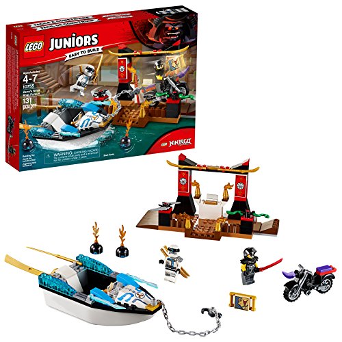 LEGO Juniors/4+ Zane's Ninja Boat Pursuit 10755 Building Kit (131 Piece) von LEGO