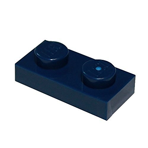 LEGO Parts and Pieces: Dark Blue (Earth Blue) 1x2 Plate x50 von LEGO