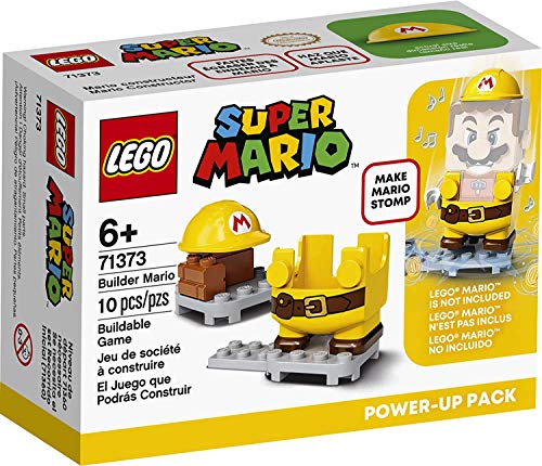 LEGO Super Mario Builder Mario Power-Up Pack 71373 Building Kit, Fun Gift for Kids to Power Up The Mario Figure in The Adventures with Mario Starter Course (71360) Playset, New 2020 (10 Pieces) von LEGO