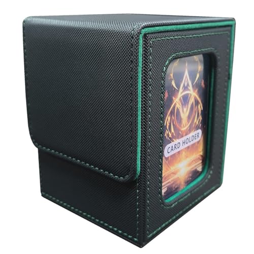 lehua Display-Kartenbox,Kartenbox Geeignet für 100 Karten mit Doppelhülle,Tragbare Aufbewahrungskartenbox mit Großer Kapazität,G von lehua