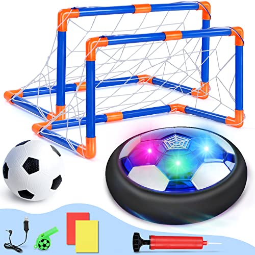 lenbest Fussball Kinder Spielzeug Set - Air Power Fußball - Fussball Geschenke Jungen | Kinder Fußballtore - Indoor Fußball Spielzeug - Spielzeug Kinderspielzeug ab 3 4 5 6 7 8 9 10 Jahre Jungen von lenbest