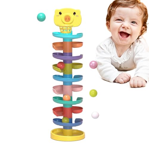 lencyotool Ballturm, Ball-Drop-Spielzeug - Rollwirbelturm | Buntes, langlebiges, schönes, lustiges Neuheits-Ball-Drop-Tower-Logikspiel, STEM-Pädagogisches Geschenk für Kinder von lencyotool