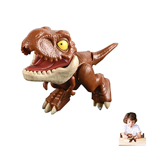 leryveo Kinder-Dinosaurier-Ei - Tragbares Tyrannosaurus-Dinosaurier-Spielzeug für Jungen | Dinosaurier-Eier DIY Bauspielzeug-Set für Kinder von 3–7 Jahren von leryveo