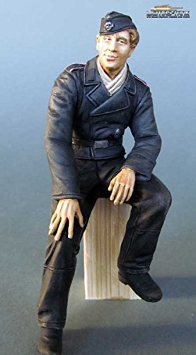 licmas Resin Fertig Figur 1:16 Deutsche Panzerbesatzung Panzer Fahrer Normandie 1944 von licmas