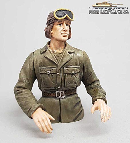 licmas 1/16 Figur U.S. Panzerbesatzung WW2 Panzer Kommandant Halbfigur von licmas