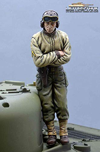 licmas 1/16 Figur U.S. Panzerbesatzung WW2 Soldat mit verschränkten Armen von licmas