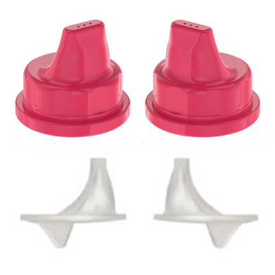 lifefactory Sippy Caps 2er Set, raspberry von Lifefactory