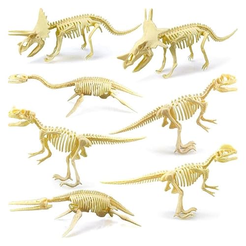 lihsong Dinosaurier Spielzeug Knochen Fossilien Modell 7 Stück AUR Skelette AUR Knochen Spielzeug für Archäologisches Spielzeug für AUR Wissenschaft Spielen Spielzeug von lihsong