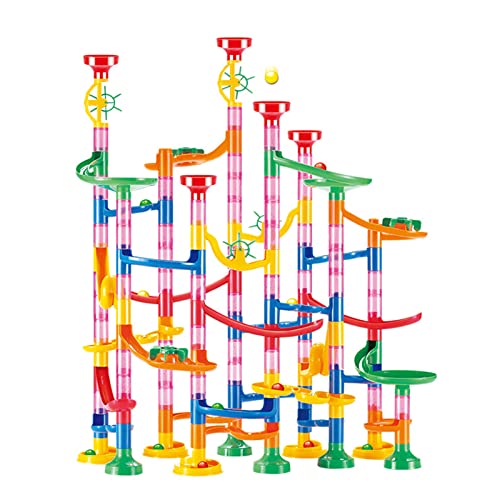 lihsong Marmorbahn-Bausteine, Dreidimensionale DIY-Rennstrecke, Marmor-Spielzeug, Konstruktionsbausteine, Spielzeug von lihsong