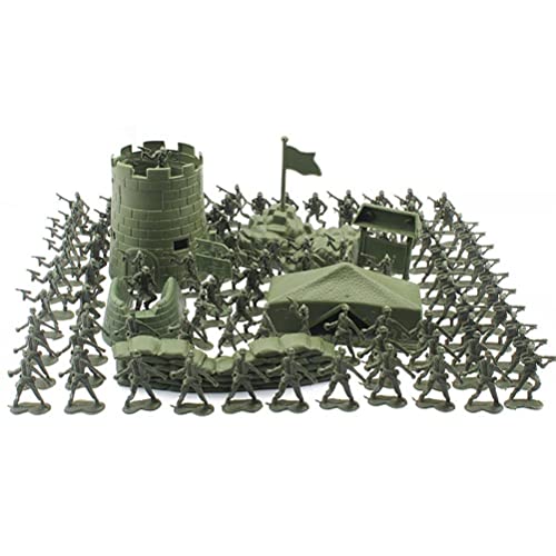 lihsong Mini-Soldat-Spielzeugset für, Soldaten-Spielset mit Zubehör, Mini-Soldat-Modellspielzeug, Actionfiguren für von lihsong