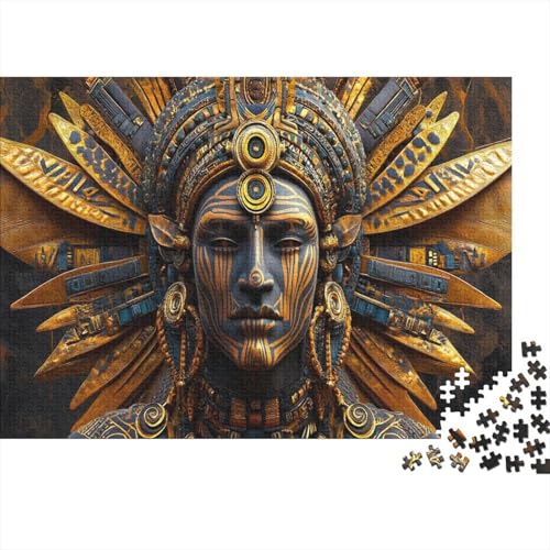 Anunnaki-Wächter Puzzle 500 Teile Puzzle Für Erwachsene Sumerische Mythologie Brain Challenge Geschicklichkeitsspiel Stress Abbauen Familien Herausforderndes Schöne 500pcs (52x38cm) von lihuogongsio