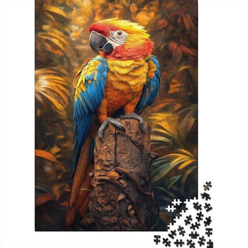 Ara Puzzle 300 Teile Puzzle Teilige Papagei Spielepuzzles Für Die Ganze Familie Brain Challenge Raumdekoration Lernspiel Spielzeug 300pcs (40x28cm) von lihuogongsio