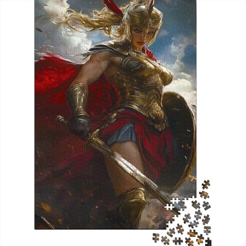 Athene Puzzle 1000 Teile Epischer Krieg Puzzle Erwachsene Spielepuzzles Hochwertiger Holzpuzzle Erwachsene Geschicklichkeitsspiel Lernspiel Spielzeug Geschenk Schöne 1000pcs (75x50cm) von lihuogongsio