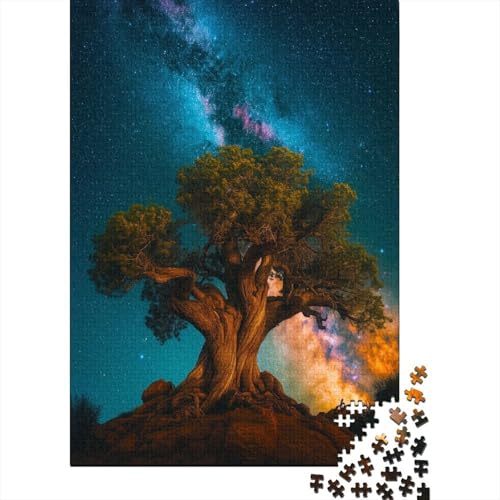 Aurora 500 Stück Puzzles Baum des Lebens Geschicklichkeitsspiel Für Die Ganze Familie DIY Kreative Unterhaltung Schöne Geschenkidee Premium Quality Mehrfarbig 500pcs (52x38cm) von lihuogongsio