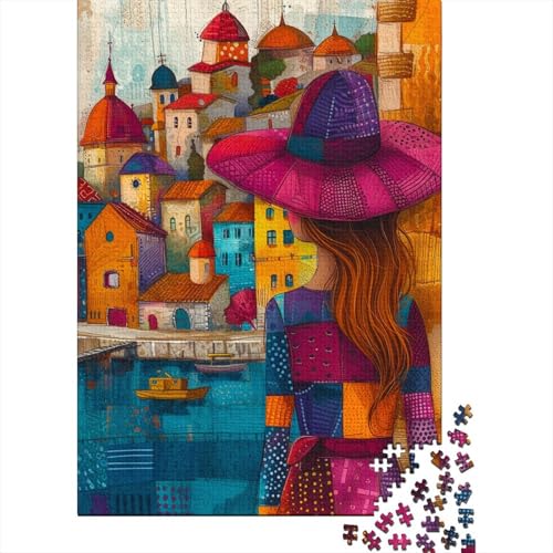 Belgrad Puzzle 500 Teile Künstlerische Mode Puzz Erwachsene Spielepuzzles Hochwertiger Geschicklichkeitsspiel Lernspiel Spielzeug Geschenk Schöne Geschenkidee Farbig 500pcs (52x38cm) von lihuogongsio