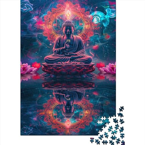 Buddha Puzzle 1000 Puzzle Tathagata Buddha Erwachsene Impossible Puzzle Geschicklichkeitsspiel Für Die Ganze Familie Puzzle Erwachsene Premium Quality Farbig Spaß 1000pcs (75x50cm) von lihuogongsio